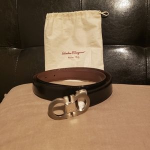 Salvatore Ferragamo Reversible Belt (34 in)